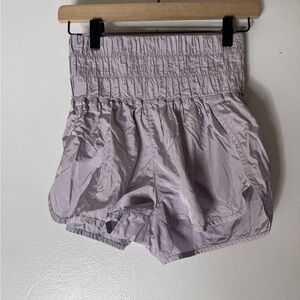 Free People‎ Movement Small The Way Home Shorts In Light Purple